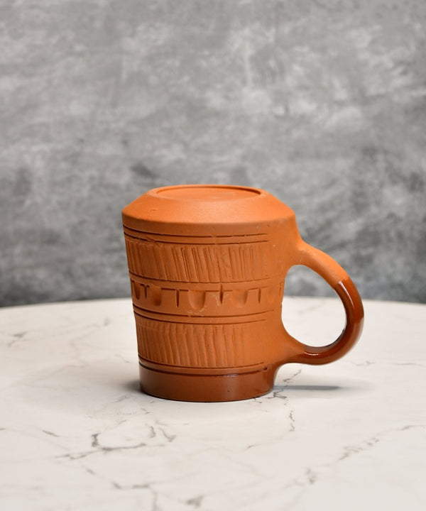 Terracotta Plain Coffee Mug Curved — image 7
