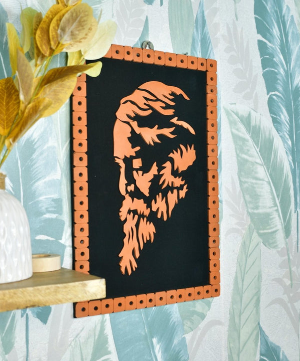 Terracotta Rabindranath Wall Art: Artisan Home Delight — image 6