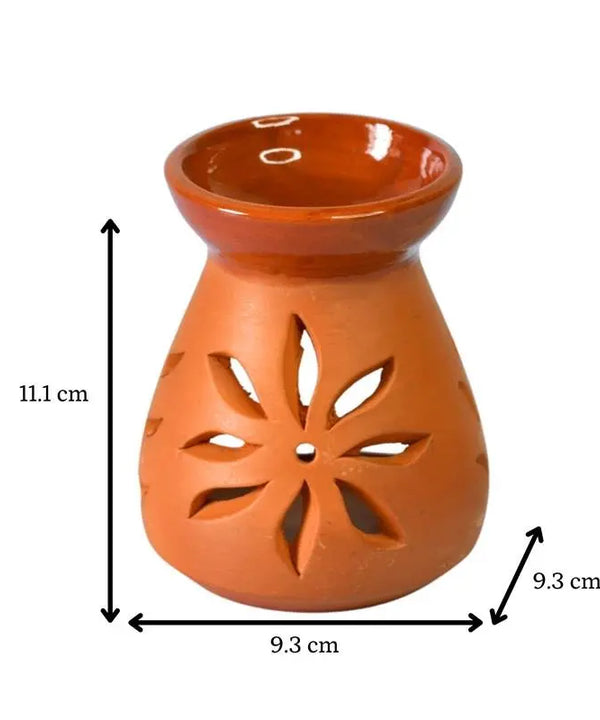 Terracotta Triangle Large Diffuser: Artisan-Made Tabletop Home Decor — image 6