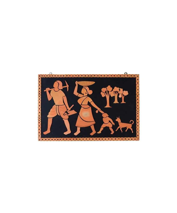 Terracotta Tribal Couple: Artisan Home Decor Statement — image 7