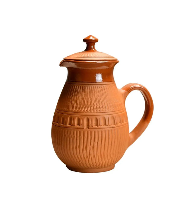 Terracotta Water Jug: Artisan Elegance for Home and Kitchen — image 8
