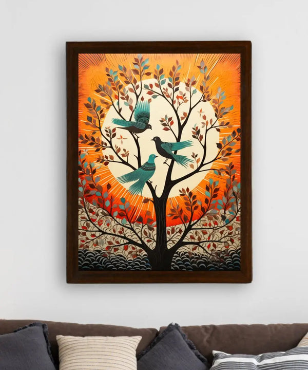 Trio Take Flight: Sowpeace Handcrafted Modern Art – Premium Canvas Prints for Stylish and Contemporary Home Decoration — image 7