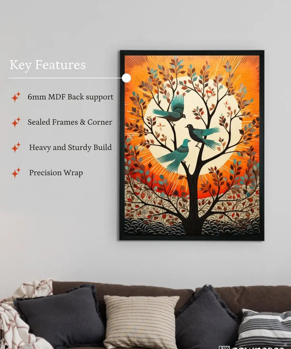 Trio Take Flight: Sowpeace Handcrafted Modern Art – Premium Canvas Prints for Stylish and Contemporary Home Decoration — image 6