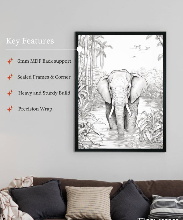 Unwind with Nature's Rhythm: Sowpeace Handcrafted Prints – Premium Indian-Inspired Canvas Art for Elegant Home Decor — image 6