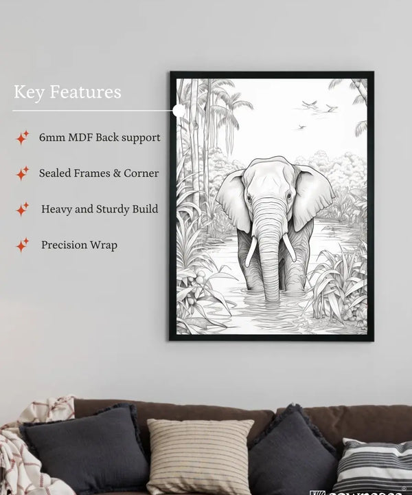 Unwind with Nature's Rhythm: Sowpeace Handcrafted Prints – Premium Indian-Inspired Canvas Art for Elegant Home Decor — image 6