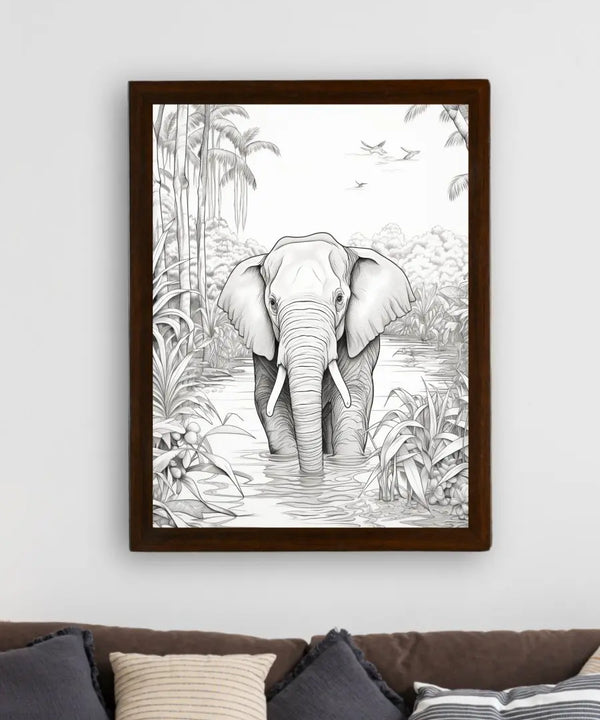 Unwind with Nature's Rhythm: Sowpeace Handcrafted Prints – Premium Indian-Inspired Canvas Art for Elegant Home Decor — image 3