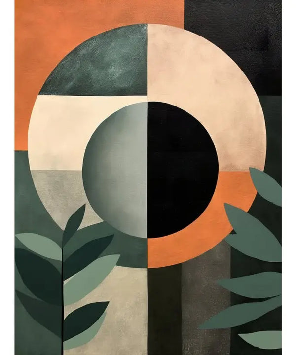 Sowpeace's Handcrafted Scandinavian Sphere Leaves Abstract Wall Art – Premium Canvas Prints for Contemporary Home Decor — image 15