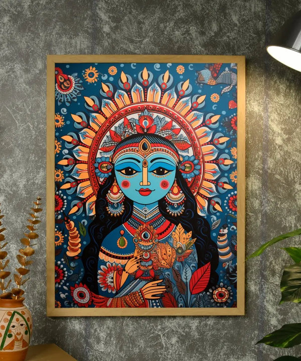 Find Your Inner Peace: Sowpeace Radha Print – Premium Indian-Inspired Canvas Art for Elegant and Spiritual Home Decor — image 4