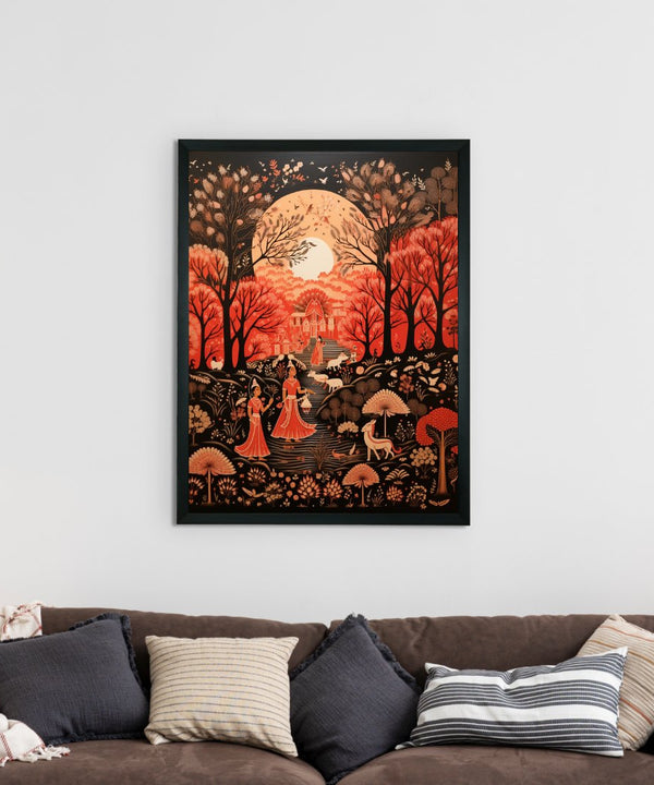 Find Your Rural Harmony: Sowpeace Handcrafted Canvas Prints – Premium Indian-Inspired Art for Elegant Home Decor — image 2