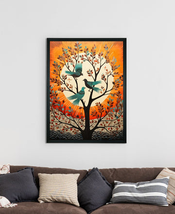Trio Take Flight: Sowpeace Handcrafted Modern Art – Premium Canvas Prints for Stylish and Contemporary Home Decoration — alternate view