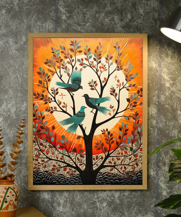 Trio Take Flight: Sowpeace Handcrafted Modern Art – Premium Canvas Prints for Stylish and Contemporary Home Decoration — image 3