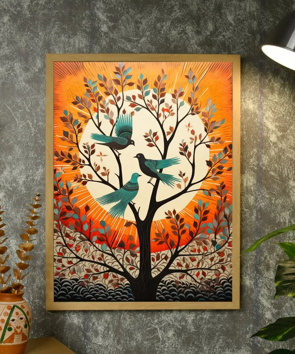 Trio Take Flight: Sowpeace Handcrafted Modern Art – Premium Canvas Prints for Stylish and Contemporary Home Decoration — image 3