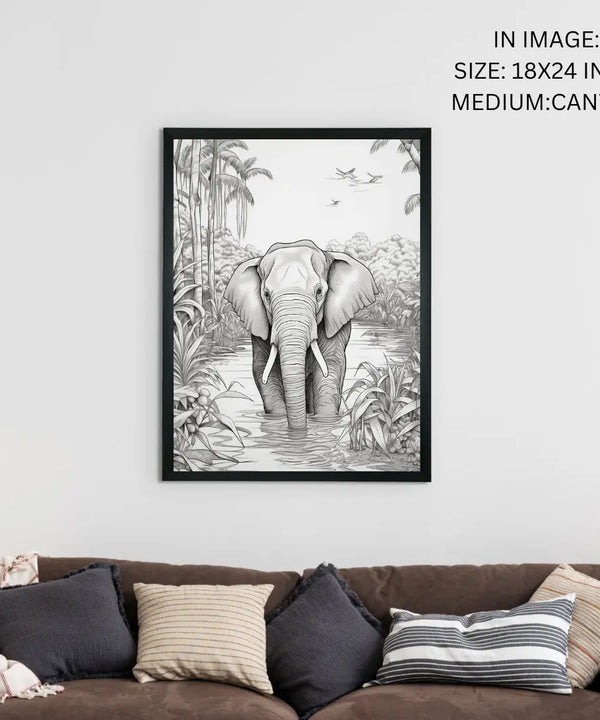 Unwind with Nature's Rhythm: Sowpeace Handcrafted Prints – Premium Indian-Inspired Canvas Art for Elegant Home Decor — image 5