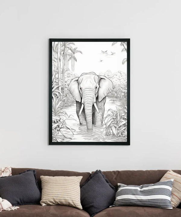Unwind with Nature's Rhythm: Sowpeace Handcrafted Prints – Premium Indian-Inspired Canvas Art for Elegant Home Decor — image 2