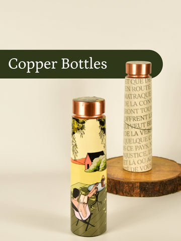 Shop Stylish Designer Copper Bottles Online at Sowpeace