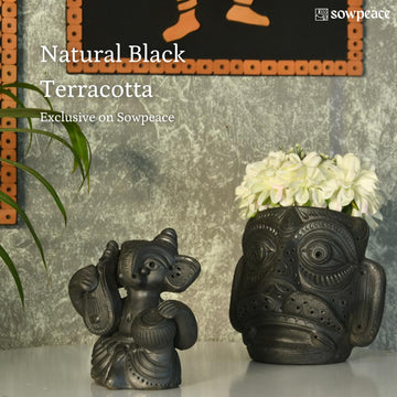 Black Terracotta Decor - Sowpeace