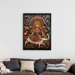 Cosmic Connections: Sowpeace Handcrafted Canvas Magic – Premium Indian-Inspired Art for Contemporary Home Decoration