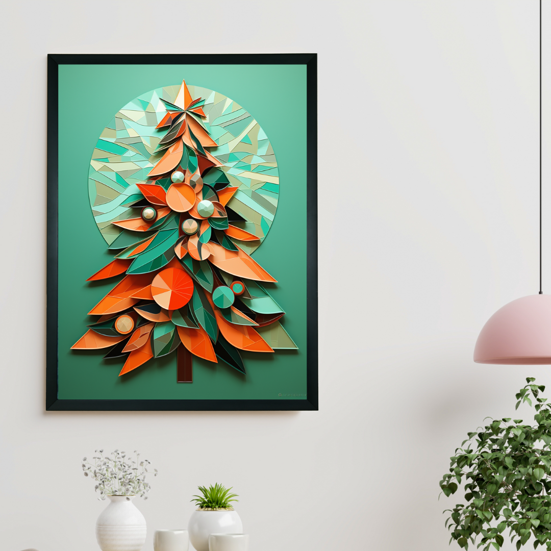 Dazzle Your Holiday: Premium Sowpeace Xmas Canvas Prints – Handcrafted Indian-Inspired Art for Elegant Festive Decor