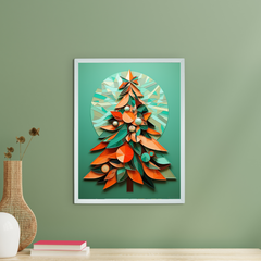 Dazzle Your Holiday: Premium Sowpeace Xmas Canvas Prints – Handcrafted Indian-Inspired Art for Elegant Festive Decor