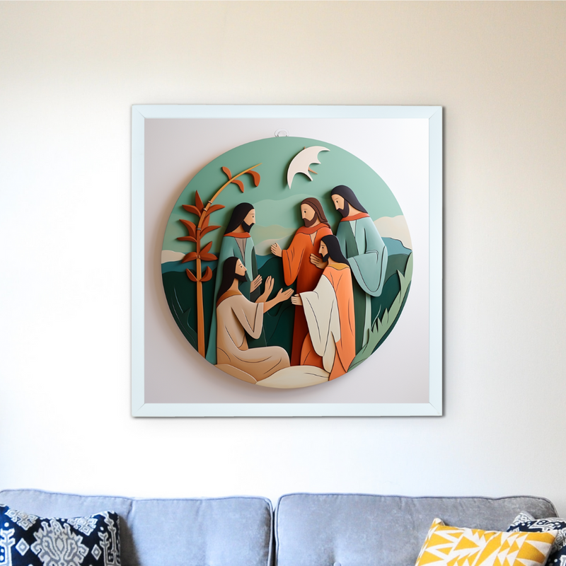 Sowpeace: Where Faith Meets Form – Premium Handcrafted Canvas Art for Elegant and Spiritual Home Interiors – view 1