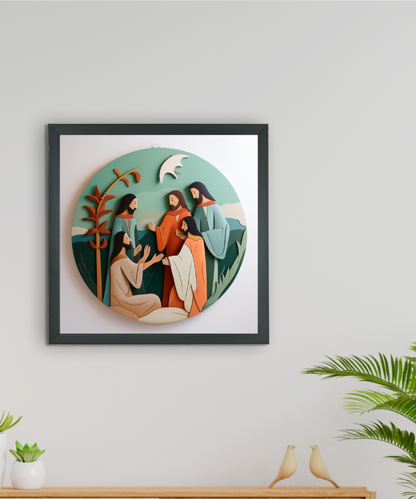 Sowpeace: Where Faith Meets Form – Premium Handcrafted Canvas Art for Elegant and Spiritual Home Interiors — image 2