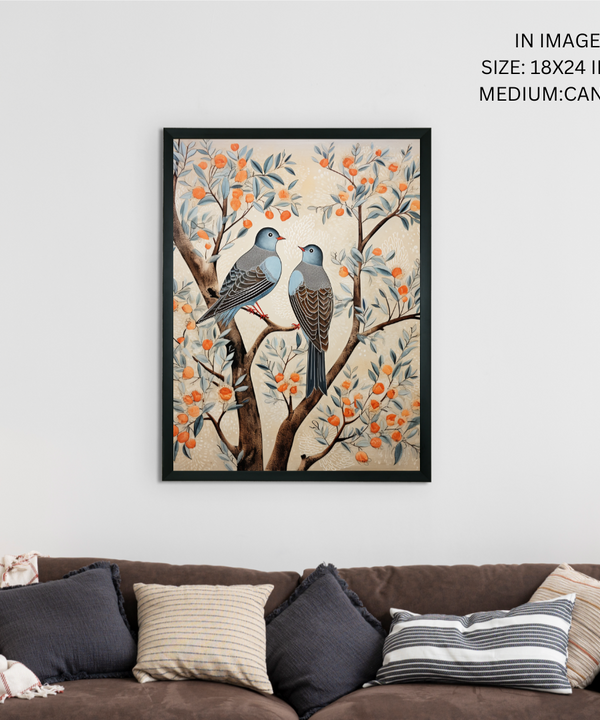 Find Your Freedom: Sowpeace Handcrafted Abstract Canvas – Premium Indian-Inspired Art for Modern Home Decor — image 5