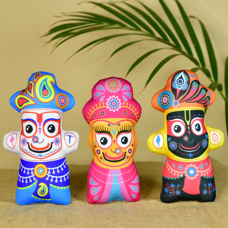 Sowpeace Stitched Cotton Jagannath Trio – view 3