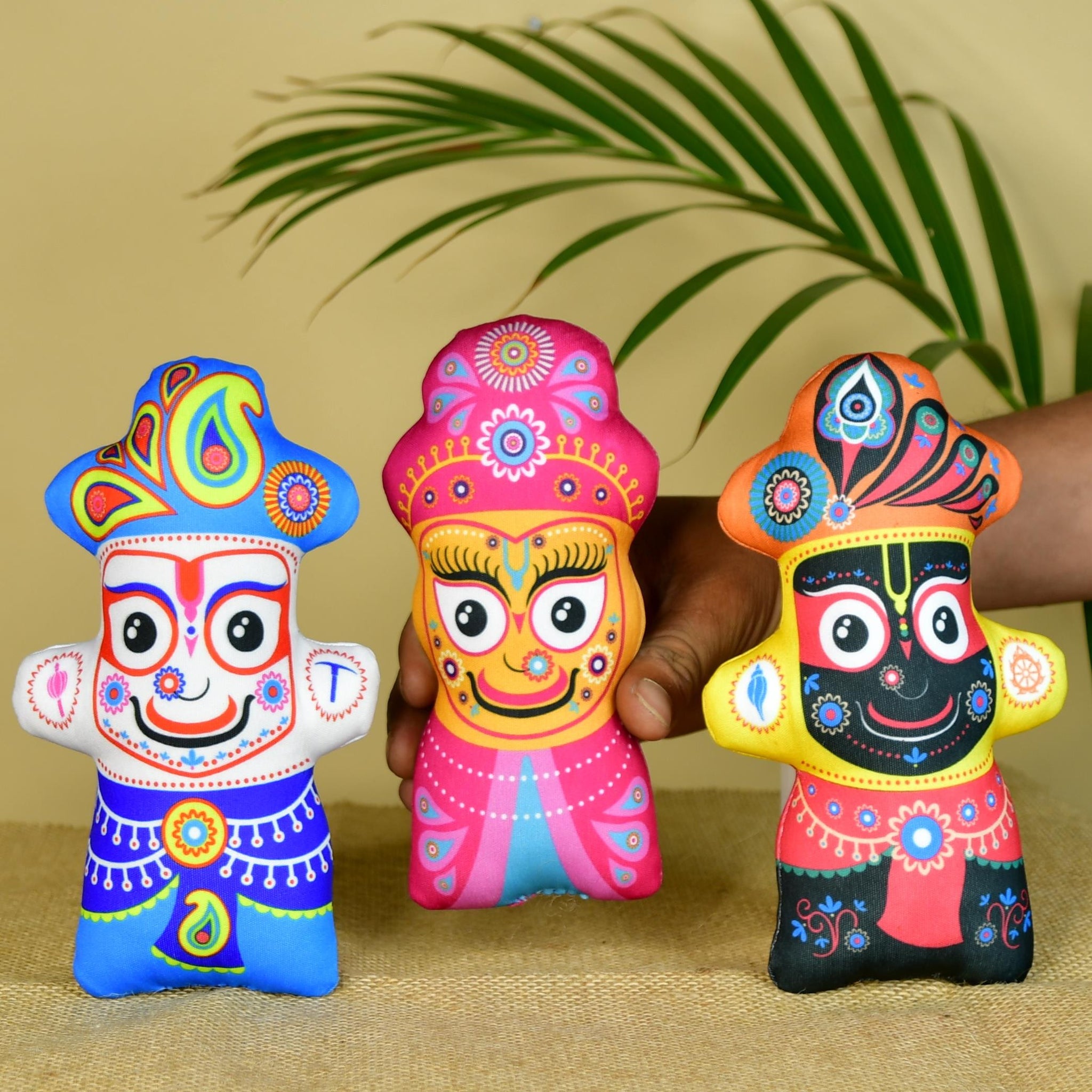 Sowpeace Stitched Cotton Jagannath Trio