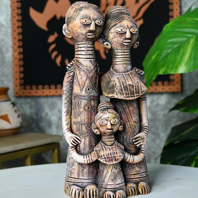 Sowpeace Kayan Family Terracotta Tabletop Decor