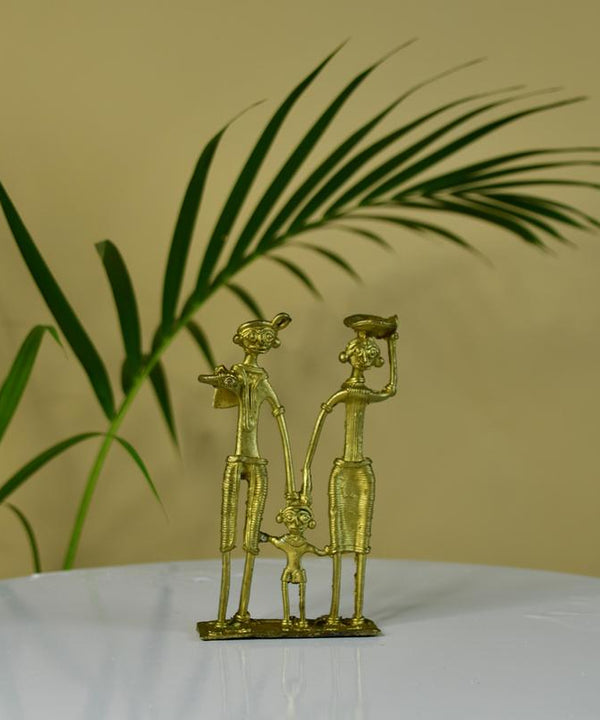Dokra Family T1: Handcrafted Brass Tabletop Decor Masterpiece — image 5