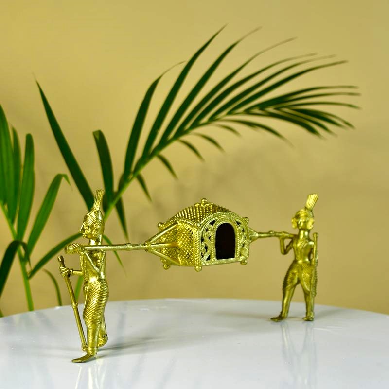 Dokra Palki: Brass Tabletop Elegance Decor – view 1