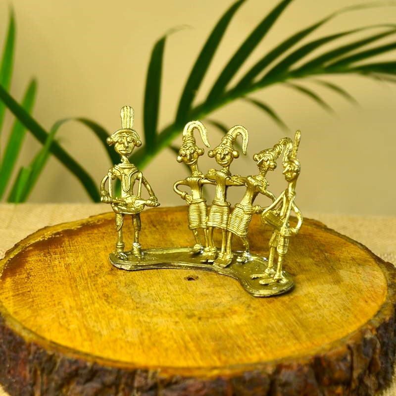 Dokra Orchestra: Brass Tabletop Masterpiece for Unique Home Decor – view 5