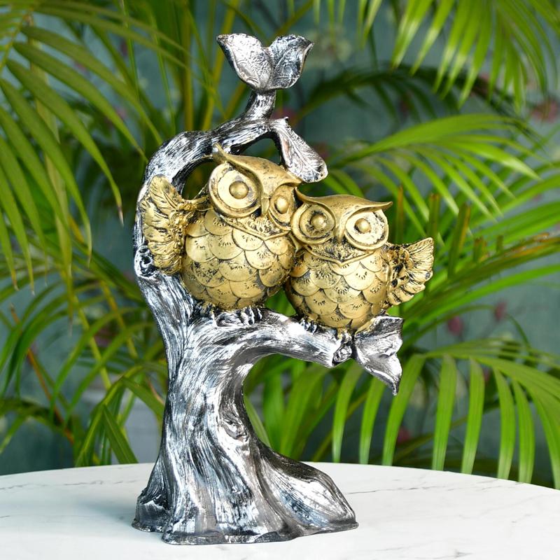 Sowpeace Resin Owl Branch – view 1