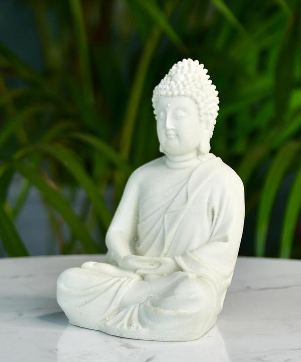 Sowpeace White Resin Buddha — image 2