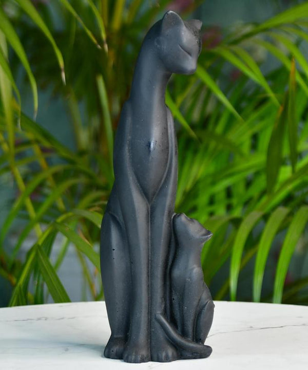 Sowpeace Resin Cat & Mom — main view