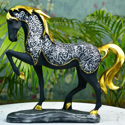 Sowpeace Resin Stallion Showpiece