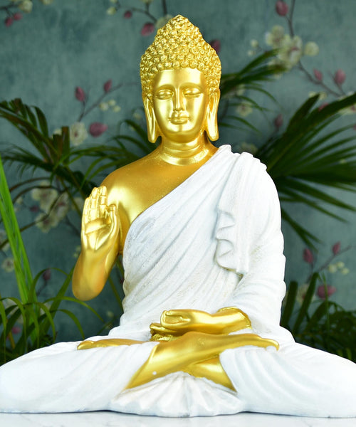 Sowpeace Resin Gold Buddha Decor
