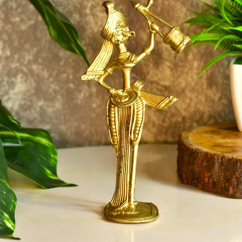 Dokra Boul: Brass Tabletop Art Decor