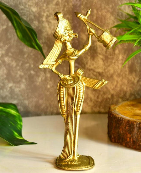 Dokra Boul: Brass Tabletop Art Decor