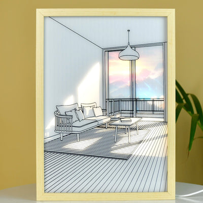 Sowpeace Illuminated Portrait Frame - LED Photo Frame for Trendy Home Decor & Gifts