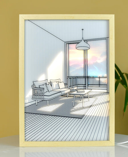 Sowpeace Illuminated Portrait Frame - LED Photo Frame for Trendy Home Decor & Gifts