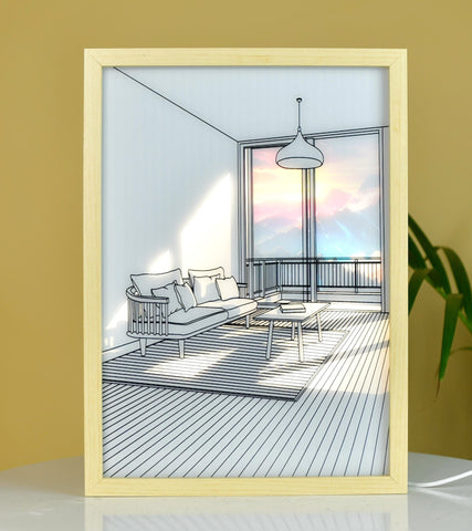 Sowpeace Illuminated Portrait Frame - LED Photo Frame for Trendy Home Decor & Gifts - Additional View