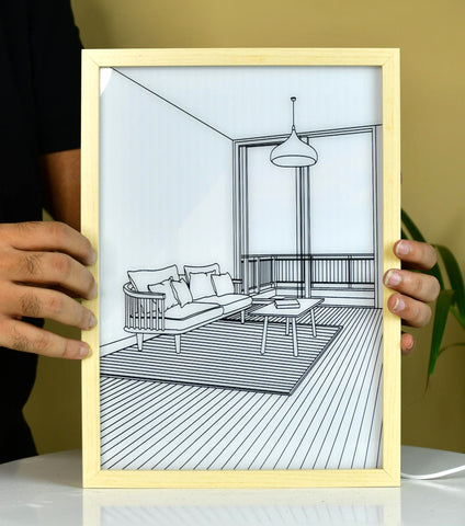 Vastu Principles for Sowpeace Illuminated Portrait Frame - LED Photo Frame for Trendy Home Decor & Gifts