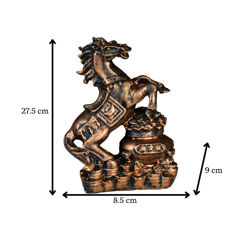 Sowpeace Resin Coin Horse Holder