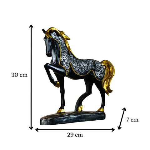 Vastu Principles for Sowpeace Resin Stallion Showpiece