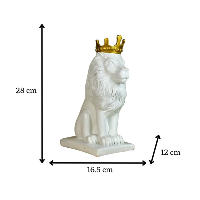 Sowpeace White Lion Showpiece – view 3