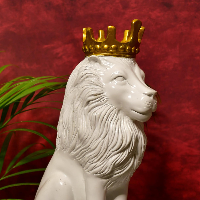 Sowpeace White Lion Showpiece – view 7