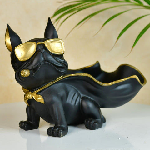 Sowpeace Resin Caped Dog Showpiece - Additional View