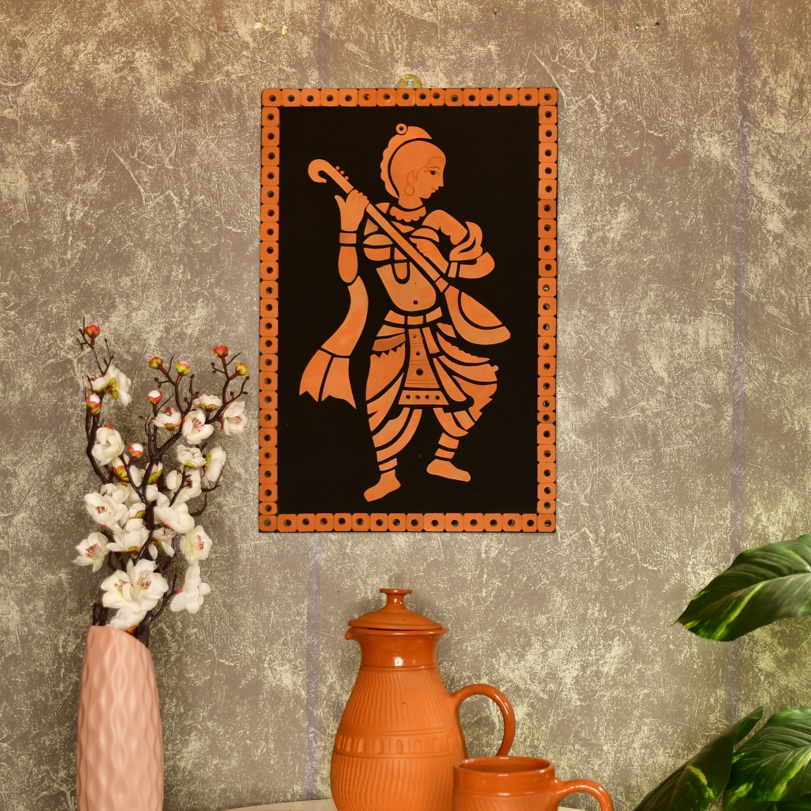 Terracotta Bina Dance: Artisan Elegance for Home