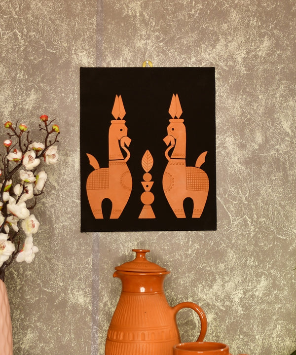 Terracotta Horse Wall Art: Artisan Home Decor — image 6